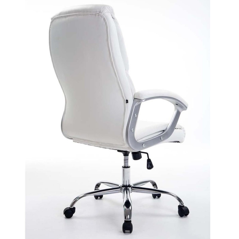Sillón de oficina DIONE PRO, máxima resistencia y gran confort con grueso acolchado, en piel negro