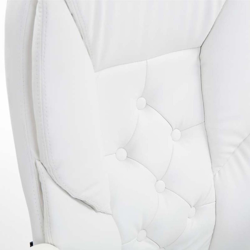 Sillón de oficina DIONE PRO, máxima resistencia y gran confort con grueso acolchado, en piel negro