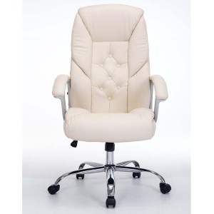 Sillón de oficina DIONE PRO, máxima resistencia y gran confort con grueso acolchado, en piel negro