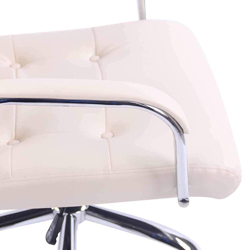 Silla de oficina NESI en piel color negro