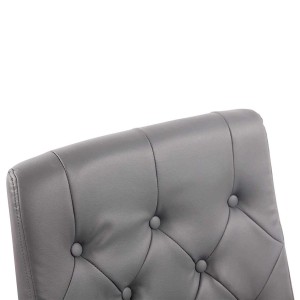 Silla de oficina NESI en piel color negro