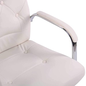 Silla de oficina NESI en piel color negro