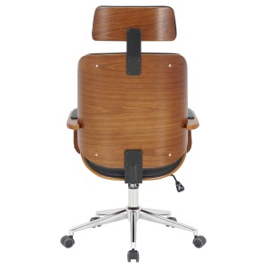 Silla de oficina JUTTA en color negro