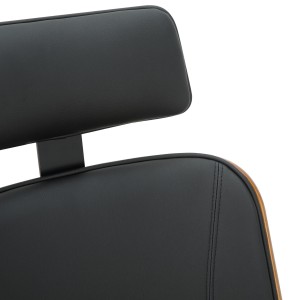 Silla de oficina JUTTA en color negro