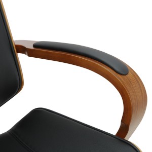 Silla de oficina JUTTA en color negro