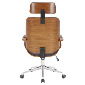 Silla de oficina JUTTA en color negro