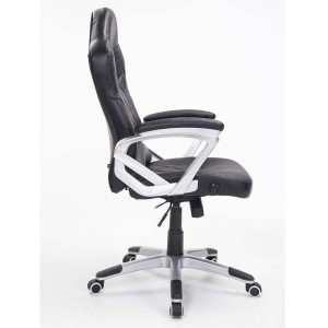 Silla Gaming ENAO, diseño deportivo en negro