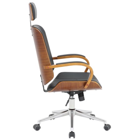 Silla de oficina JUTTA en color negro