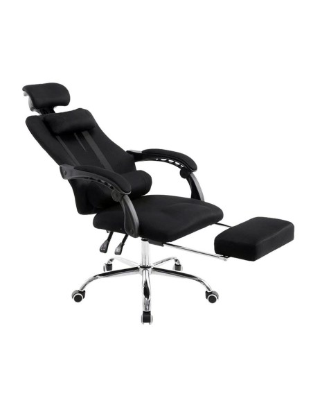 Silla de Oficina ROMA, exclusivo diseño, en piel color Marrón