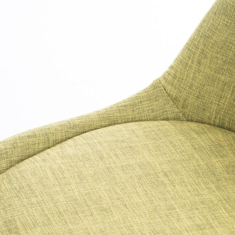 Silla de Diseño / Confidente BOSFORO, exclusivo diseño con patas claras en tela color negro