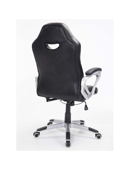 Silla de Oficina ROMA, exclusivo diseño, en piel color Marrón