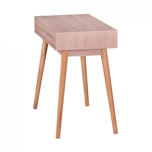 Mesa de Ordenador MEGAN, superficie en madera, 90x45x78 cm