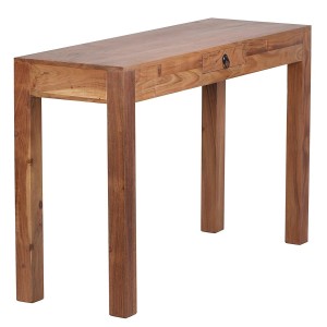 Escritorio JOHAN, de estilo rústico y hecha a mano, dimensiones 120x40x76cm