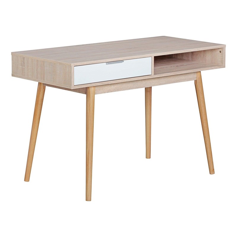 Mesa de Ordenador BERRY, superficie en madera, 90x45x78 cm