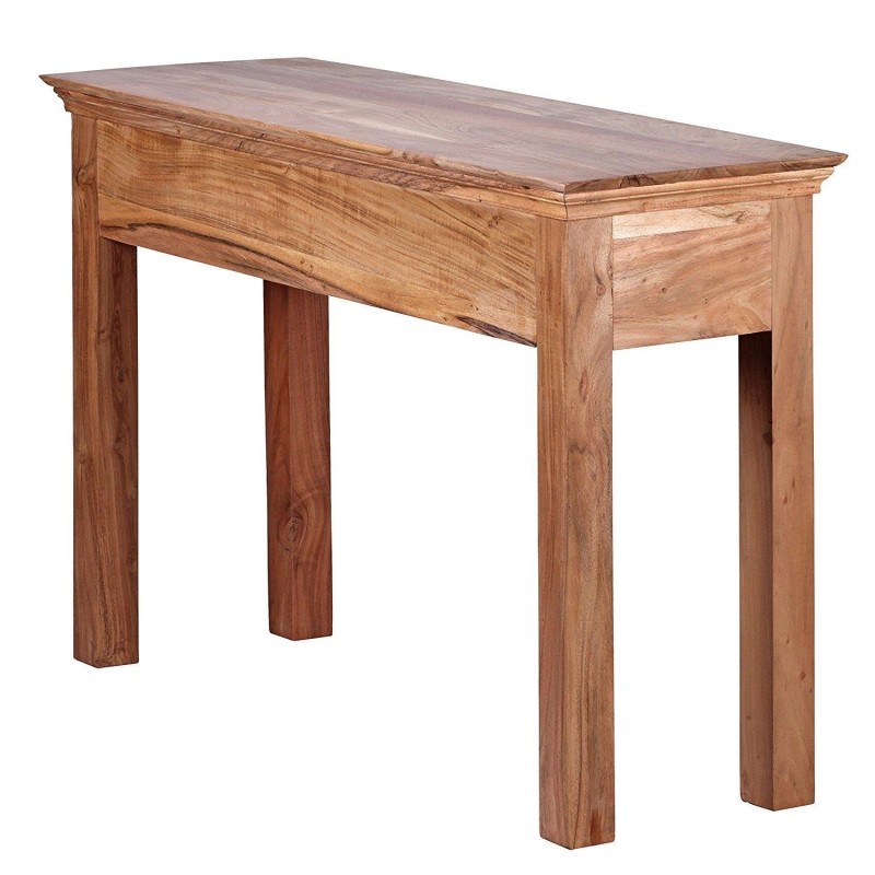 Escritorio DAKOTA, de estilo rústico y hecha a mano, dimensiones 110x40x76cm