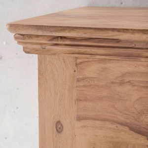 Escritorio DAKOTA, de estilo rústico y hecha a mano, dimensiones 110x40x76cm