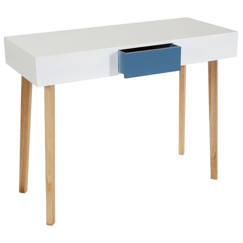 Mesa de Ordenador CONEL, superficie en madera, 120x55x82 cm