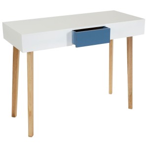 Mesa de Ordenador CONEL, superficie en madera, 120x55x82 cm
