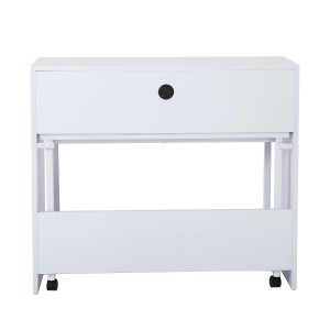  Set de 2 escritorios BENGALA en madera color blanco