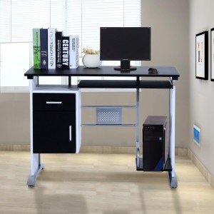 Mesa de ordenador SIAM en madera color negro