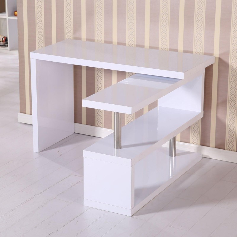 Mesa de ordenador LOREN en madera color negro