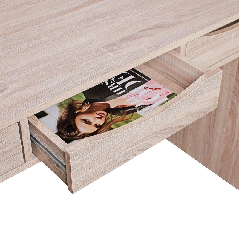 Mesa de Ordenador ABEL, estrcutura en madera, 120x55x75 cm