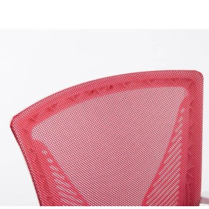 Silla de oficina CUBA con Soporte Dorsal y Asiento Acolchado, en Negro