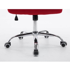 Silla de oficina CUBA con Soporte Dorsal y Asiento Acolchado, en Negro