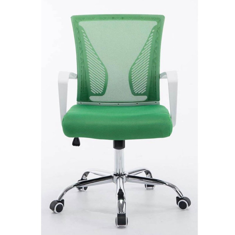 Silla de oficina CUBA con Soporte Dorsal y Asiento Acolchado, en Negro