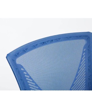 Silla de oficina CUBA con Soporte Dorsal y Asiento Acolchado, en Negro