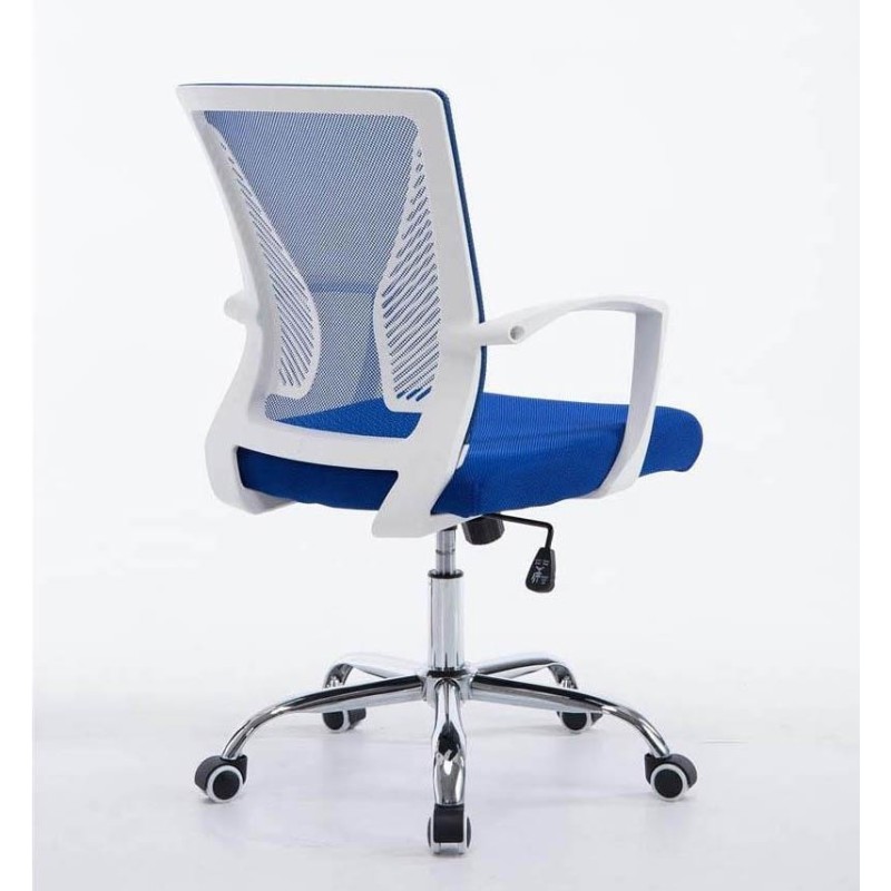 Silla de oficina CUBA con Soporte Dorsal y Asiento Acolchado, en Negro