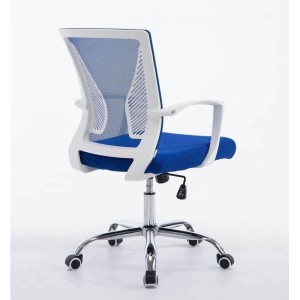 Silla de oficina CUBA con Soporte Dorsal y Asiento Acolchado, en Negro