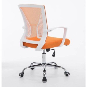 Silla de oficina CUBA con Soporte Dorsal y Asiento Acolchado, en Negro