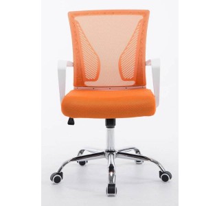 Silla de oficina CUBA con Soporte Dorsal y Asiento Acolchado, en Negro
