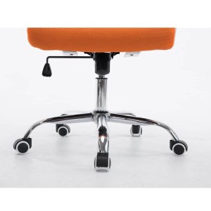 Silla de oficina CUBA con Soporte Dorsal y Asiento Acolchado, en Negro