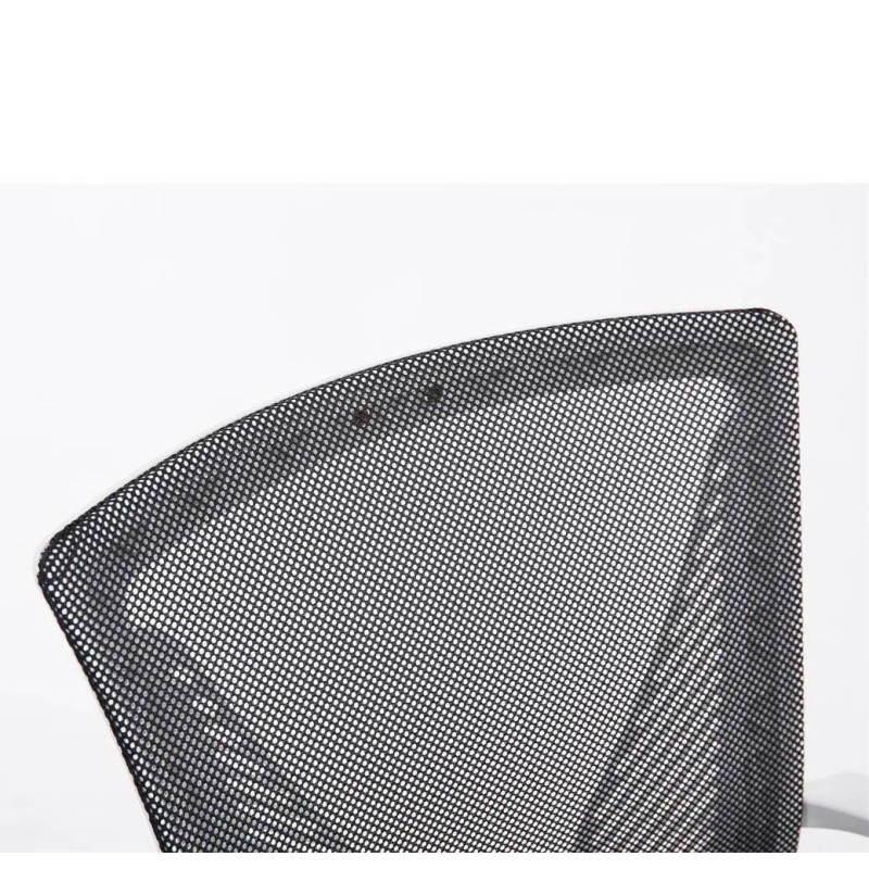Silla de oficina CUBA con Soporte Dorsal y Asiento Acolchado, en Negro
