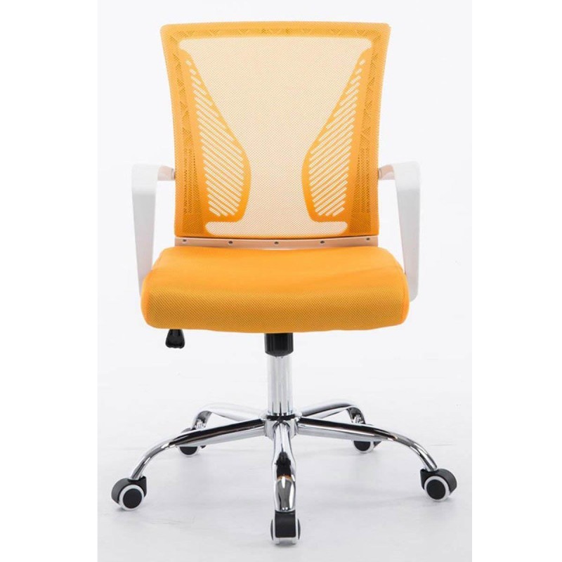 Silla de oficina CUBA con Soporte Dorsal y Asiento Acolchado, en Negro