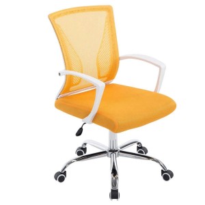 Silla de oficina CUBA con Soporte Dorsal y Asiento Acolchado, en Negro