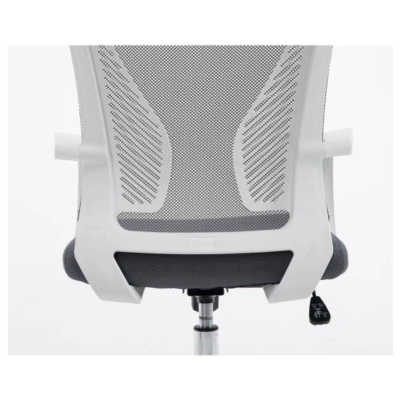 Silla de oficina CUBA con Soporte Dorsal y Asiento Acolchado, en Negro