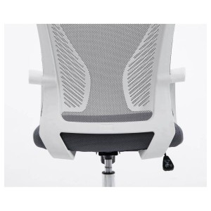 Silla de oficina CUBA con Soporte Dorsal y Asiento Acolchado, en Negro