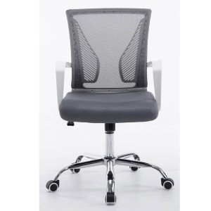 Silla de oficina CUBA con Soporte Dorsal y Asiento Acolchado, en Negro