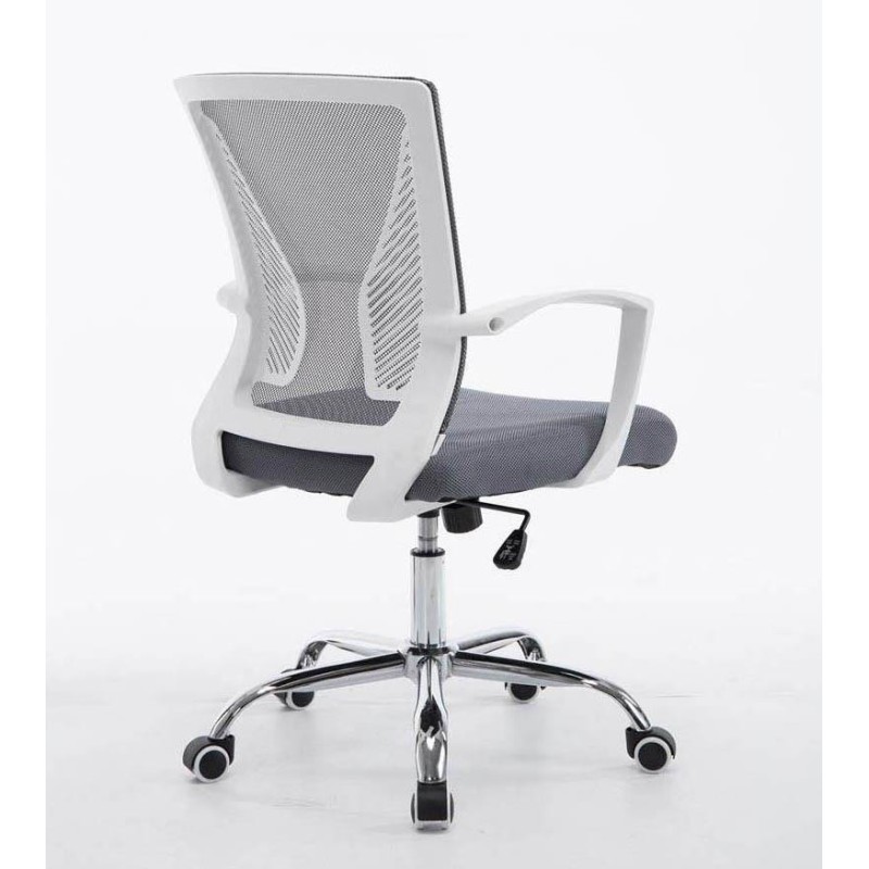 Silla de oficina CUBA con Soporte Dorsal y Asiento Acolchado, en Negro