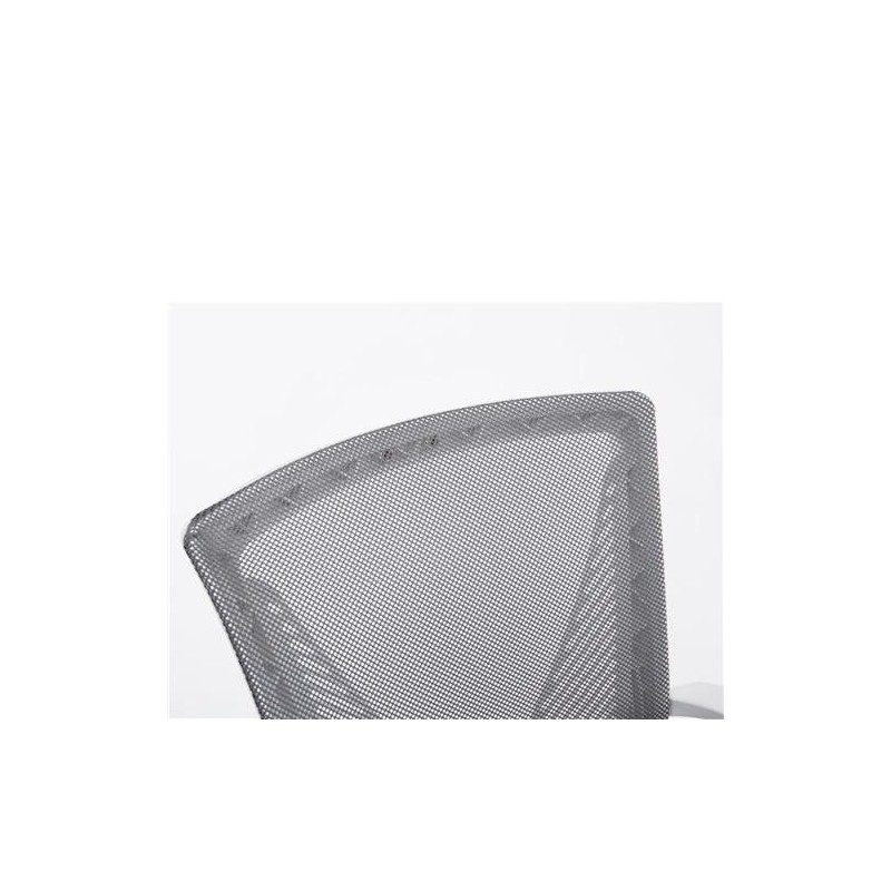 Silla de oficina CUBA WHITE con Soporte Dorsal y Asiento Acolchado, en Negro