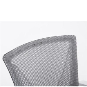 Silla de oficina CUBA WHITE con Soporte Dorsal y Asiento Acolchado, en Negro