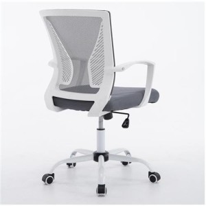 Silla de oficina CUBA WHITE con Soporte Dorsal y Asiento Acolchado, en Negro