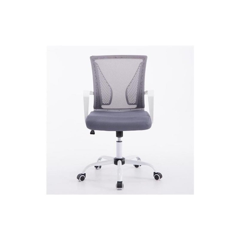 Silla de oficina CUBA WHITE con Soporte Dorsal y Asiento Acolchado, en Negro