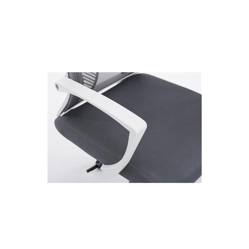 Silla de oficina CUBA WHITE con Soporte Dorsal y Asiento Acolchado, en Negro