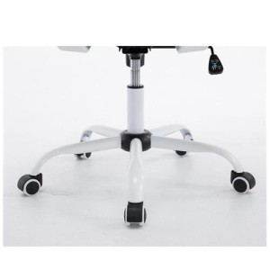 Silla de oficina CUBA WHITE con Soporte Dorsal y Asiento Acolchado, en Negro