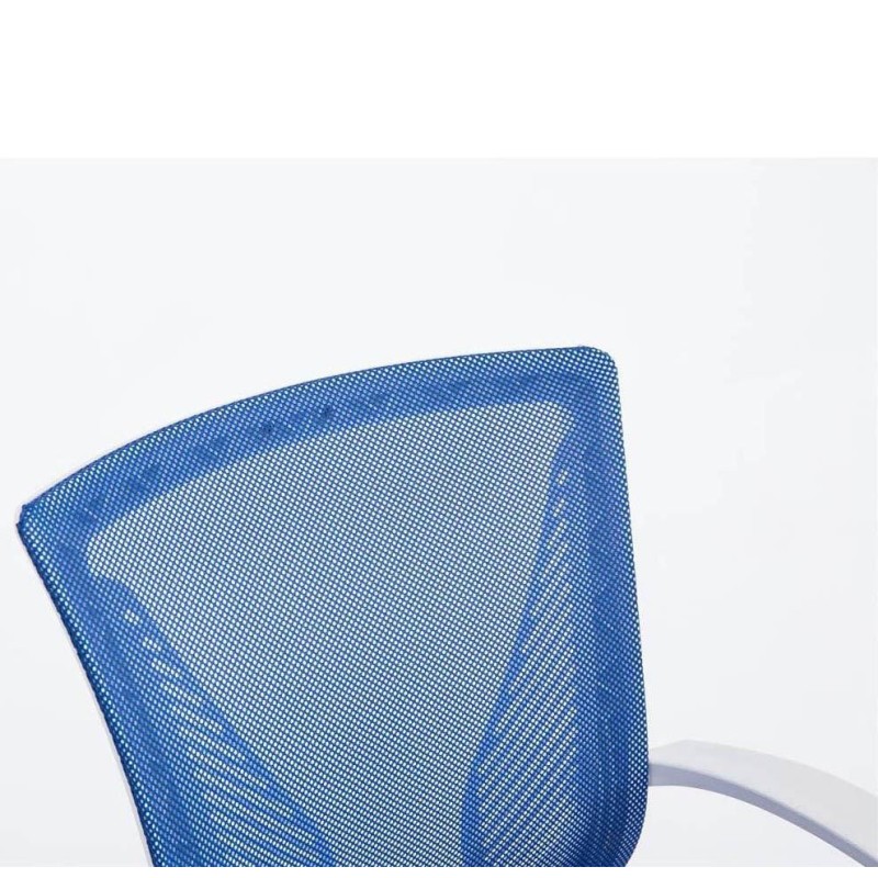 Silla de oficina CUBA WHITE con Soporte Dorsal y Asiento Acolchado, en Negro