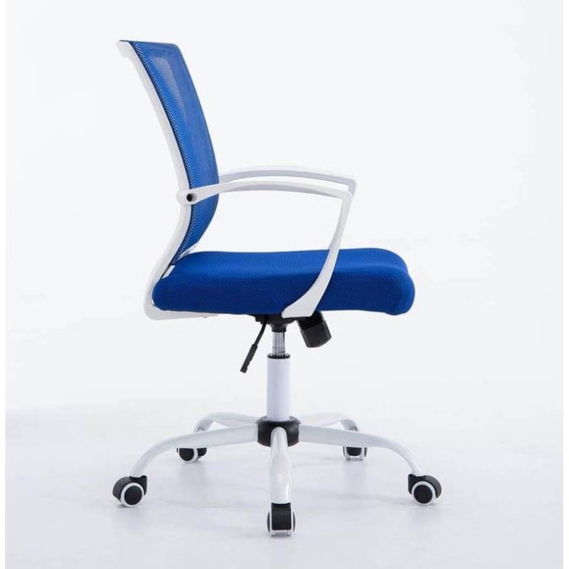 Silla de oficina CUBA WHITE con Soporte Dorsal y Asiento Acolchado, en Negro